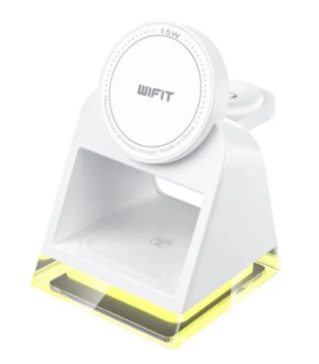 Беспроводное ЗУ WiFit Trigon 3-в-1 White