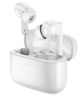 Наушники Bluetooth OLMIO TWE-015(ANC+ENC) white
