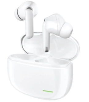 Наушники Bluetooth OLMIO TWE-22(ANC+ENC) white
