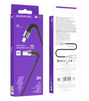 USB кабель Borofone BX32 Type-C 3A black