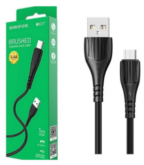 USB кабель Borofone BX37 Micro 1m black