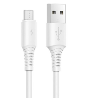 USB кабель Borofone BX48 Micro 2.4A 1m white