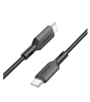 USB кабель Borofone BX70 Type-C to Type-C 1m 3.0A 60W black