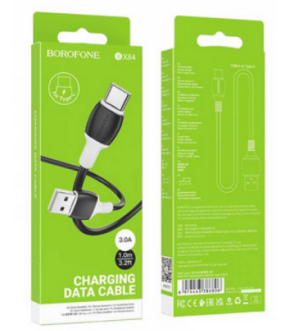 USB кабель Borofone BX84 Type-C 1m 3A black