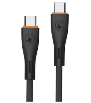 Кабель EOFE CC22 Type-C to Type-C PVC/2M черный