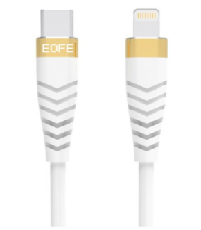 Кабель EOFE CL52 Type-C to Light LSR/2M белый