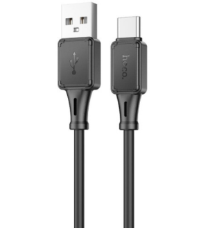 Кабель HOCO X101 Assistant 3A Type-C 1m силикон black