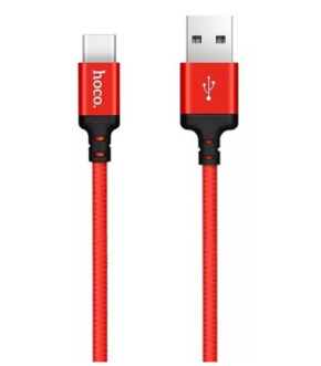 Кабель HOCO X14 Type-C 1m black/red