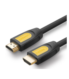 Кабель UGREEN HD101 HDMI Male To Male Round Cable 5м.черно-желтый (10167)