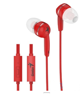 Наушники Genius HS-M320  вак/микр red