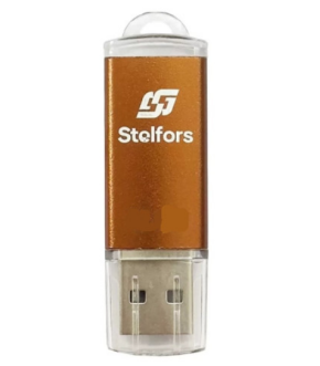 Флэш-драйв Stelfors USB 3,0 128GB Rocket металл бронза