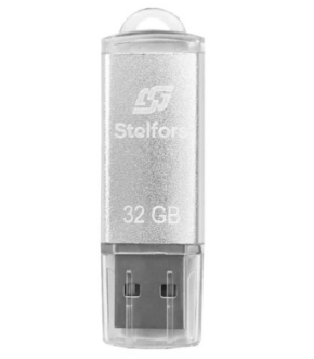 Флэш-драйв Stelfors USB 32GB Rocket металл серебро