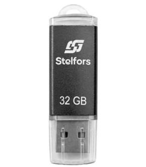 Флэш-драйв Stelfors USB 32GB Rocket металл серый