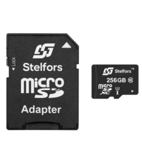 Флэш-карты Stelfors microSDHC  256GB class 10/UHS-3 (+SD адаптер)