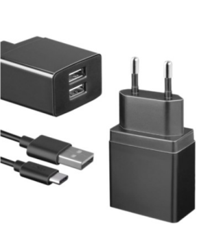 СЗУ Akai CH-6A09 2USB 2.1A+Type-C черн