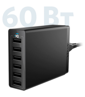 СЗУ Anker PowerPort A6 60W Slim A2123  black