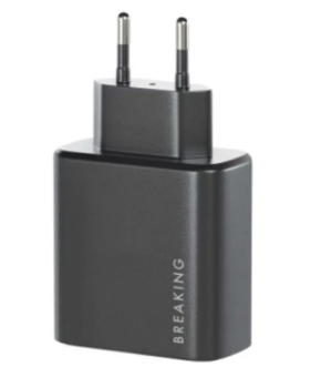 СЗУ Breaking WC16, USB-C, PD 45W, 3A Черный