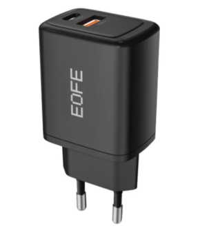 СЗУ EOFE E206 20W 3A Type-C+Type-A черный