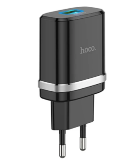 СЗУ HOCO C12Q 3A QC3.0 1USB black