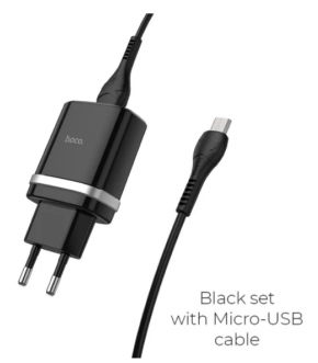 СЗУ HOCO C12Q micro QC3.0 1USB black
