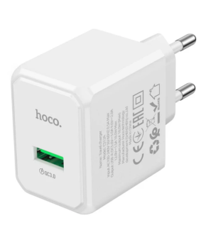 СЗУ HOCO CS12A 1USB 3.0A QC3.0 18W White