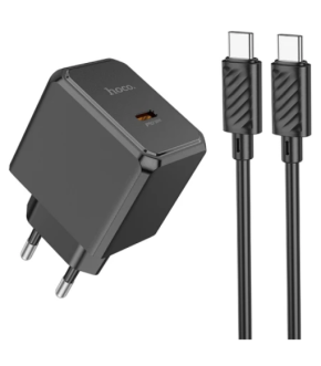 СЗУ HOCO CS15A 1USB 3.0A QC3.0 30W+кабель Type-C Black