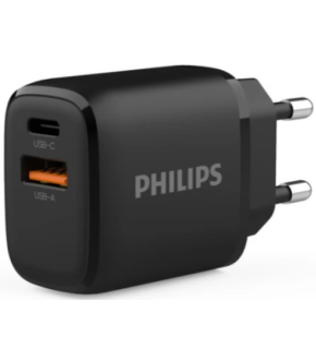 СЗУ Philips PD25W+QC3.0 черный