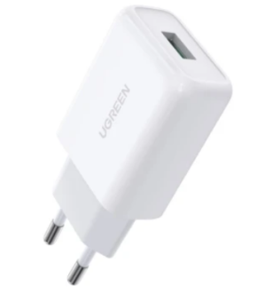 СЗУ UGREEN CD122  QC 18W Fast Charger  белый (10133)