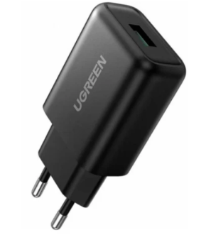СЗУ UGREEN CD122  QC 18W Fast Charger  черный (70273)