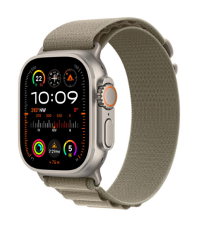 Часы Apple Watch Ultra 2 49mm Titanium Olive Alpine Loop M(MREY3LW/A)