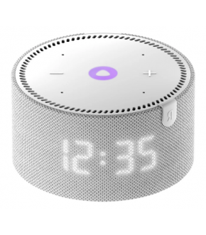 Станция Мини(с часами) - умная колонка с Алисой серый опал