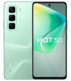 Смартфон Infinix HOT 50 6/256GB Crystal Green (X6882)