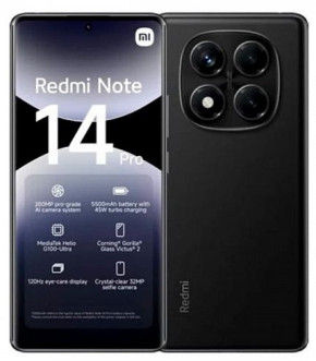 Смартфон Xiaomi Redmi Note 14 Pro 8/256GB Midnight Black RU